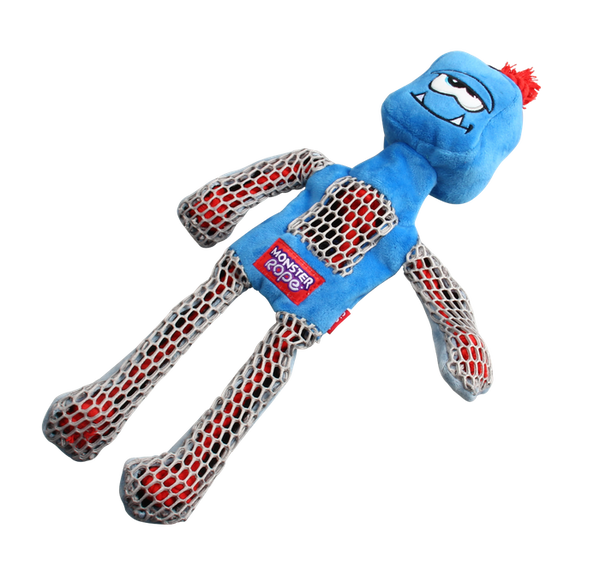 GiGwi Monster Rope Plush Dog Toy - Medium - Various Colours