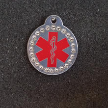 Round Shaped Medical Id Tag