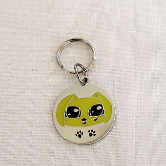 GoPet Yellow Puppy - Small Dog Id Tag