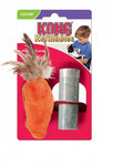 Kong Refillable Feather Top Carrot Cat Toy