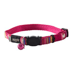 Rogz NeoCat Safeloc Collar - Candystripes