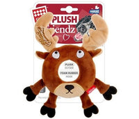GiGwi Plush Friendz Dog Toy - Reindeer Ring - Medium