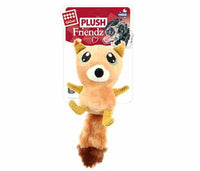 GiGwi Plush Friendz Big Eyes Squirrel with Squeaker - Medium Dog Toy
