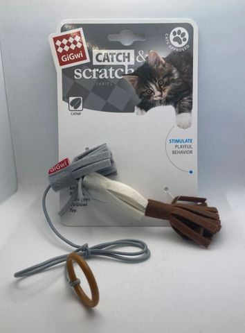 GiGwi Catch & Scratch Eco with Ring Felt - Cat Toy