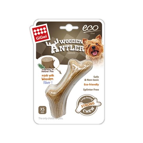 GiGwi Wooden Antler Series - Dog Chew - Various Sizes