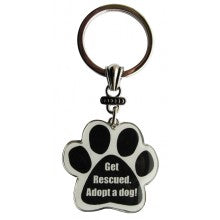 Get Rescued. Adopt A Dog - Key Chain