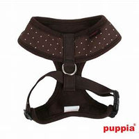 Puppia Dotty Harness II - Brown - Extra Small